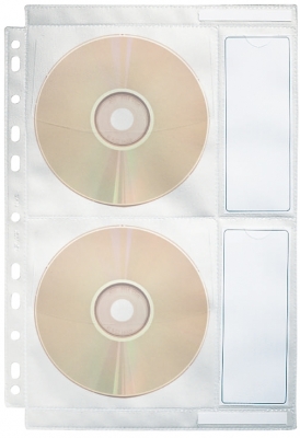 Folie de protectie, A4, cristal, pentru CD/DVD, 1 buc, Esselte